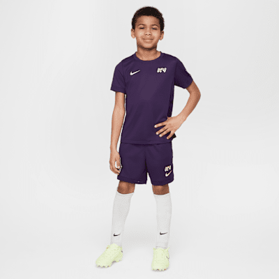 Nike Dri-FIT Kylian Mbappé Little Kids' ACD25 Short Sleeve Top and